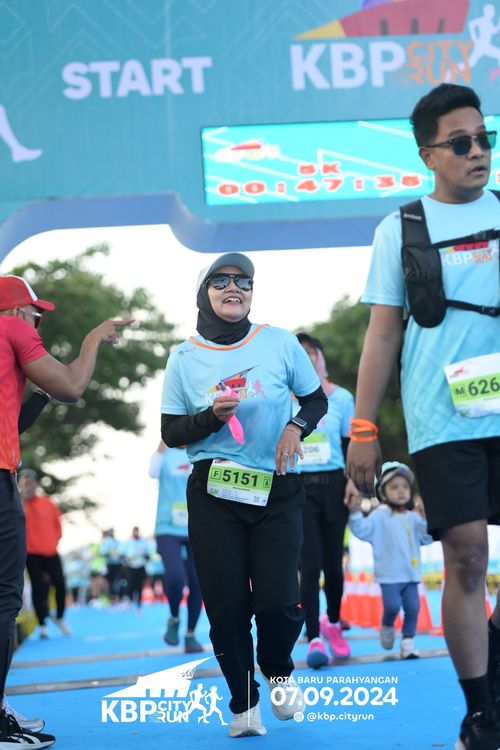 Race photo from KBP City Run 2024