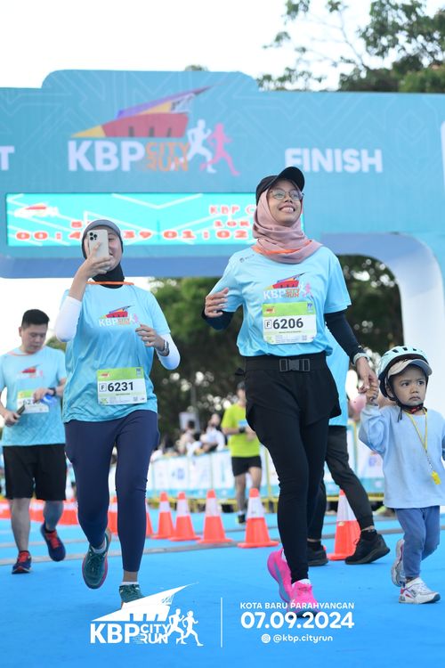 Race photo from KBP City Run 2024