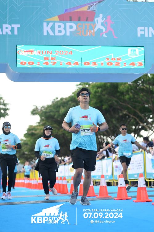 Race photo from KBP City Run 2024