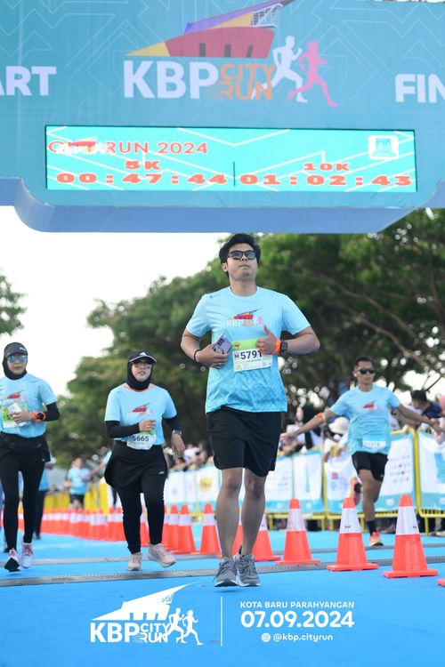 Race photo from KBP City Run 2024