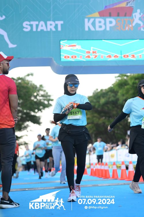 Race photo from KBP City Run 2024