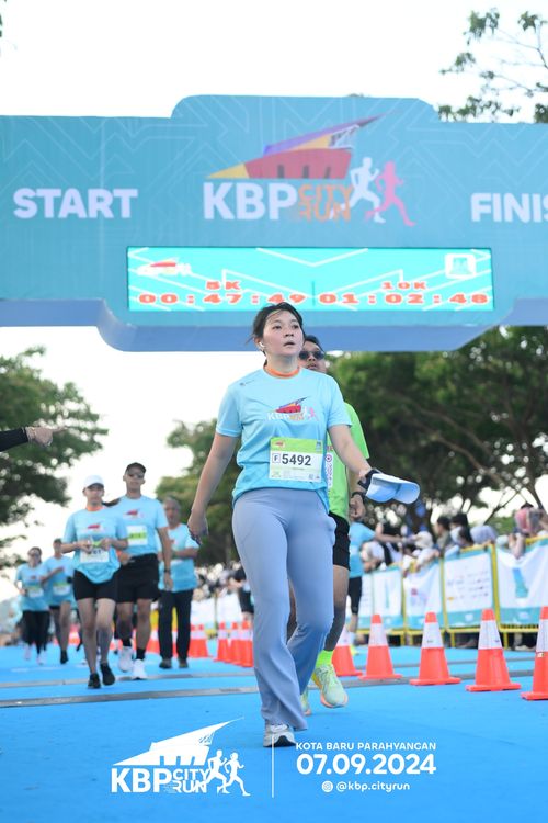 Race photo from KBP City Run 2024