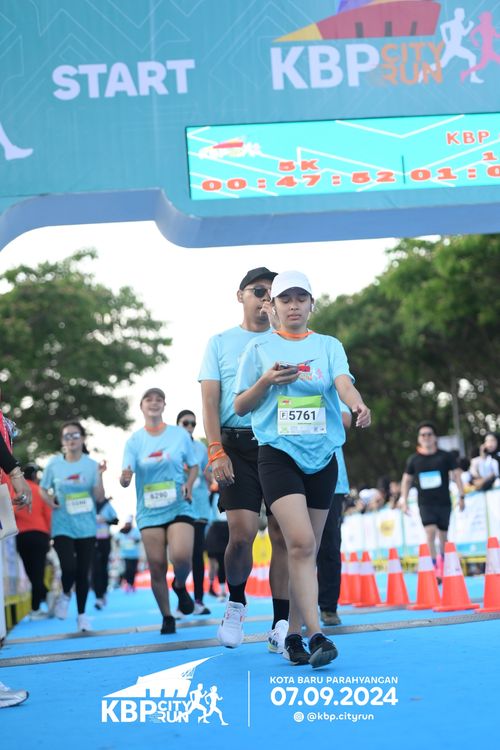 Race photo from KBP City Run 2024