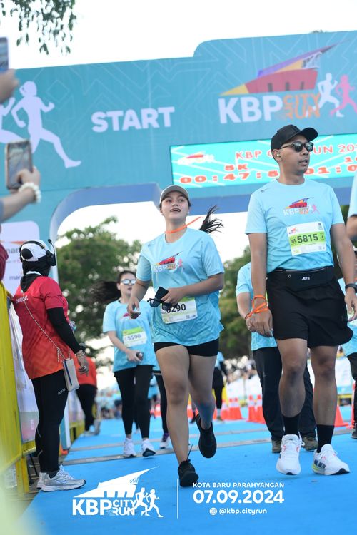 Race photo from KBP City Run 2024