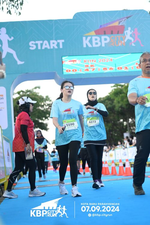 Race photo from KBP City Run 2024