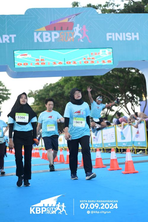 Race photo from KBP City Run 2024