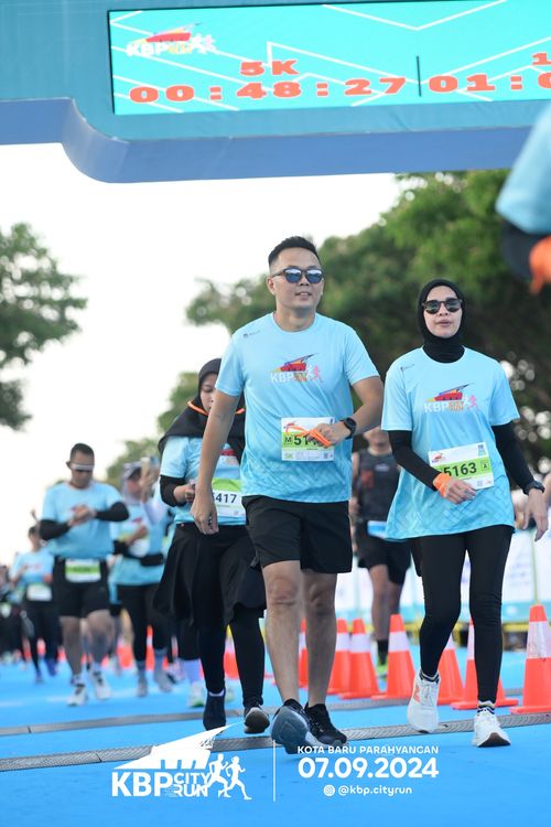 Race photo from KBP City Run 2024