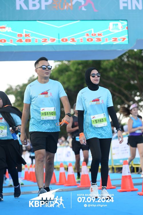 Race photo from KBP City Run 2024