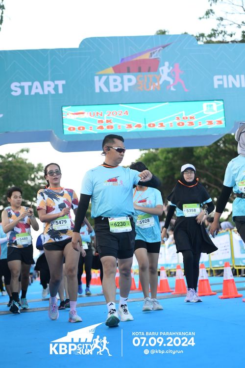 Race photo from KBP City Run 2024
