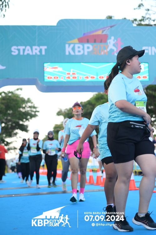 Race photo from KBP City Run 2024
