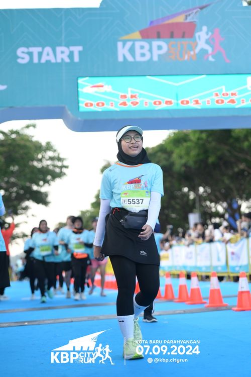Race photo from KBP City Run 2024
