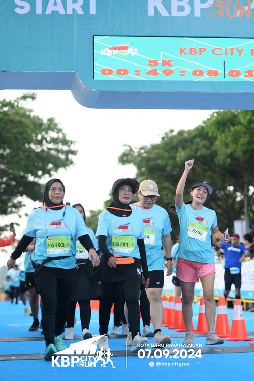 Race photo from KBP City Run 2024