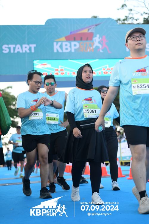 Race photo from KBP City Run 2024