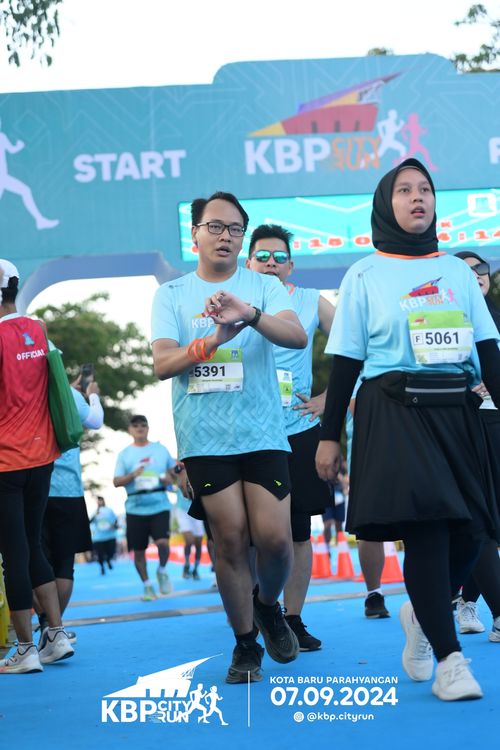 Race photo from KBP City Run 2024