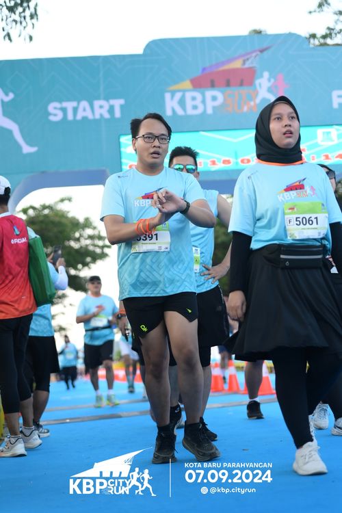 Race photo from KBP City Run 2024