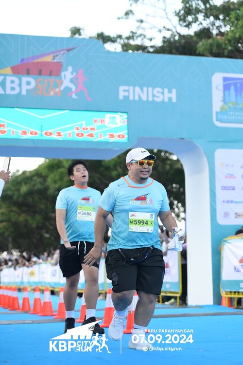 Race photo from KBP City Run 2024