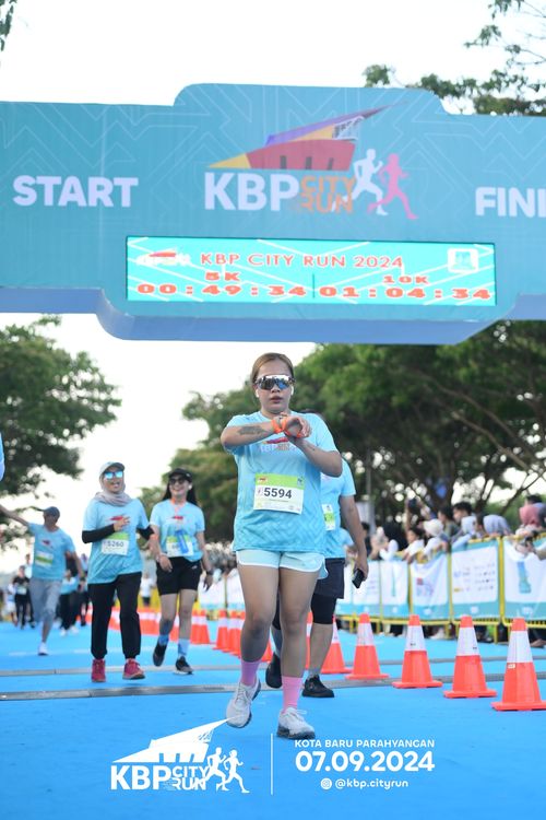 Race photo from KBP City Run 2024