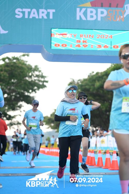 Race photo from KBP City Run 2024