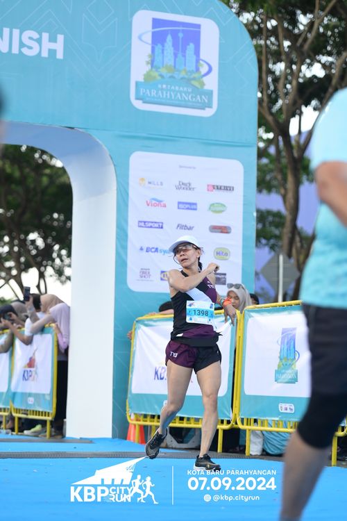 Race photo from KBP City Run 2024