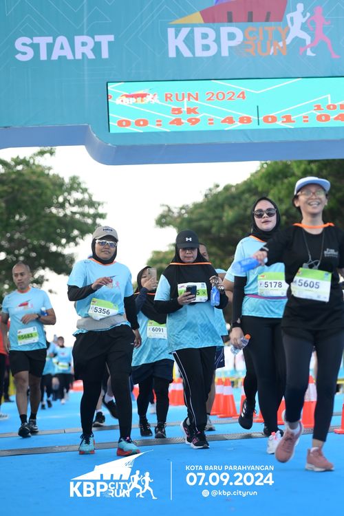 Race photo from KBP City Run 2024