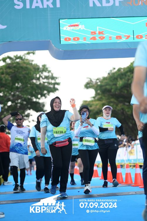 Race photo from KBP City Run 2024