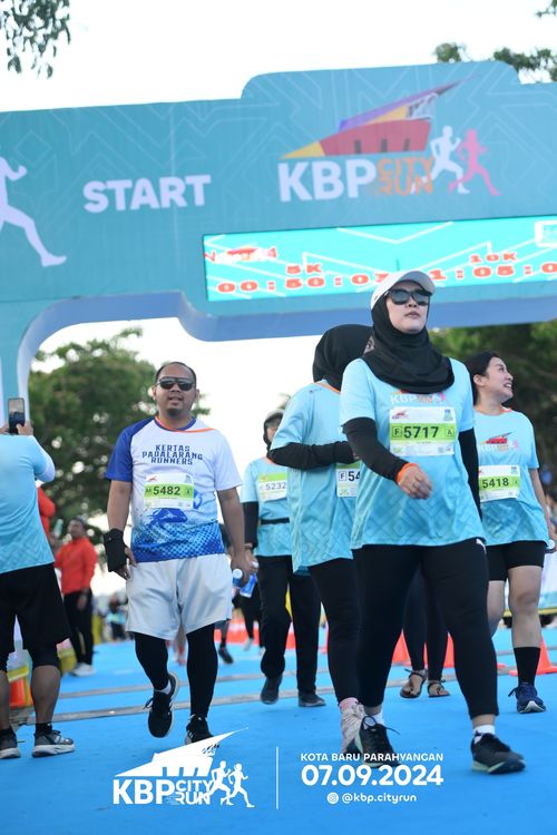 Race photo from KBP City Run 2024
