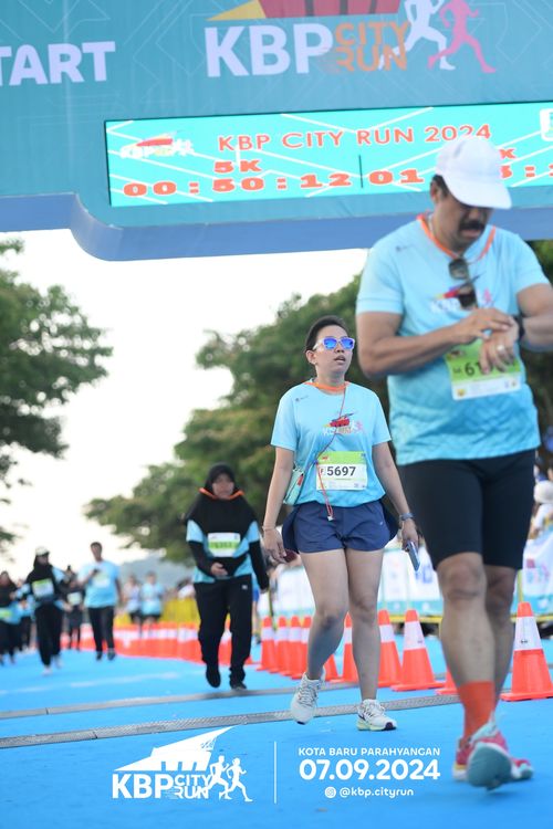 Race photo from KBP City Run 2024