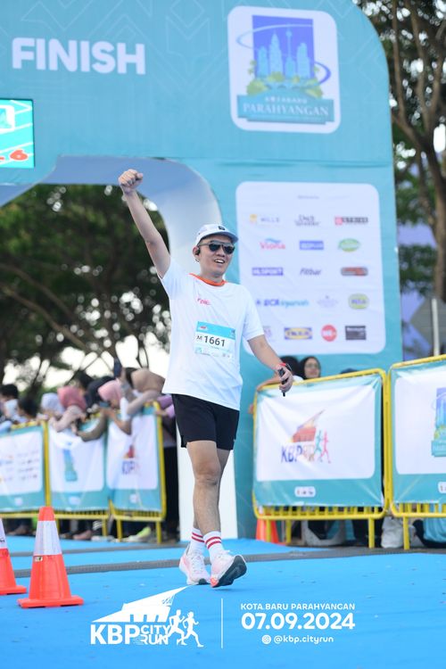Race photo from KBP City Run 2024