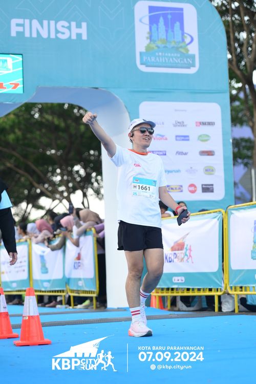 Race photo from KBP City Run 2024