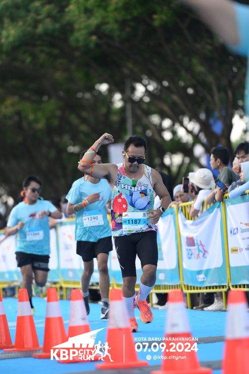 Race photo from KBP City Run 2024