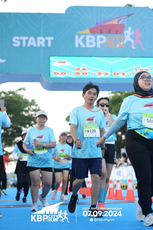 Race photo from KBP City Run 2024