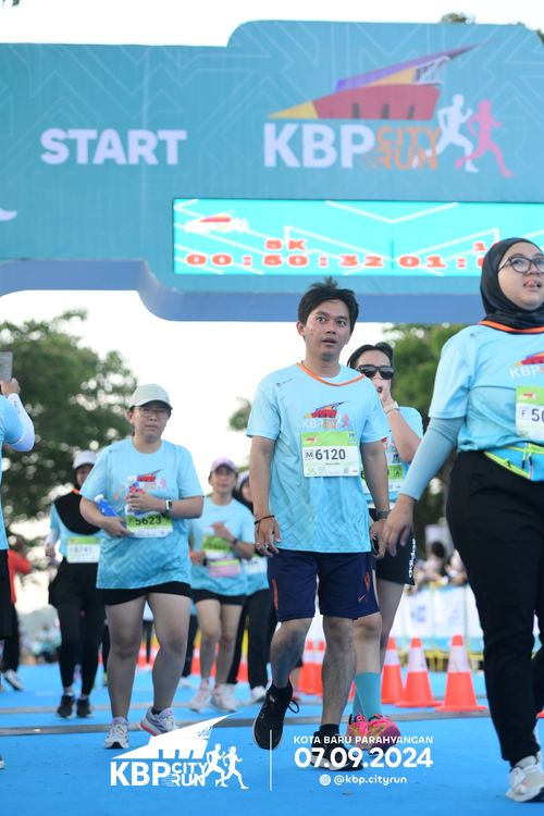 Race photo from KBP City Run 2024