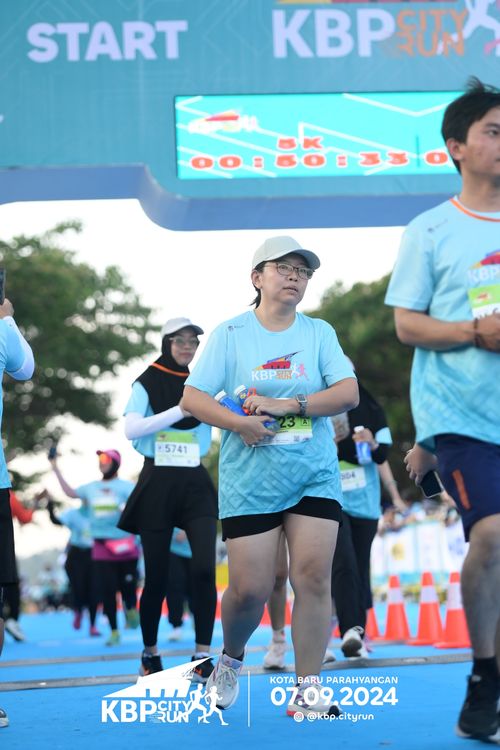 Race photo from KBP City Run 2024