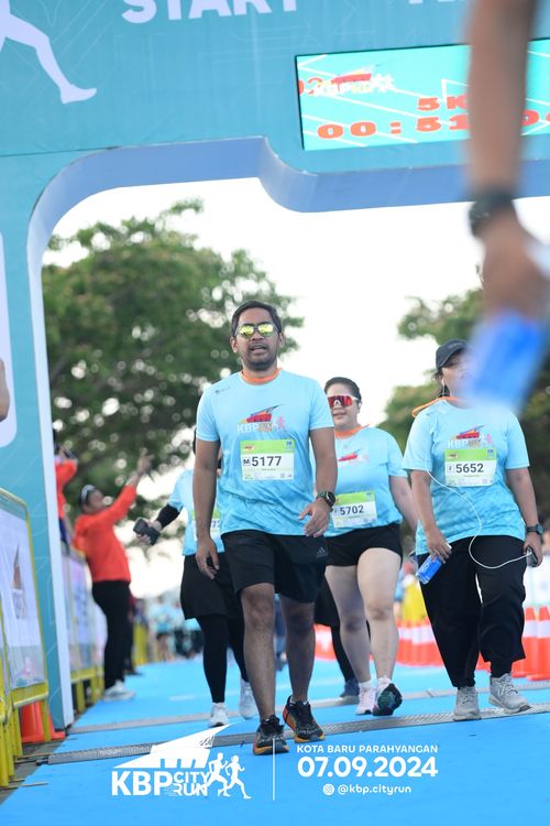 Race photo from KBP City Run 2024