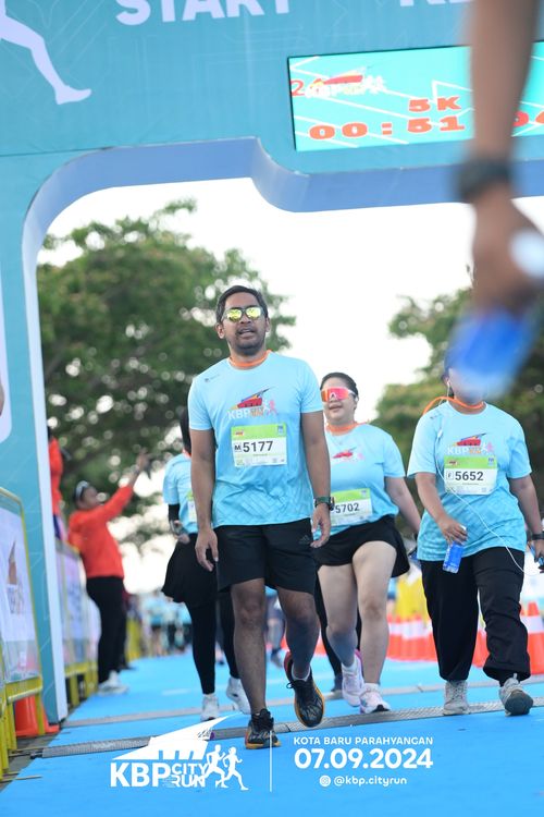 Race photo from KBP City Run 2024