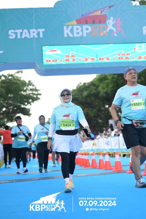 Race photo from KBP City Run 2024