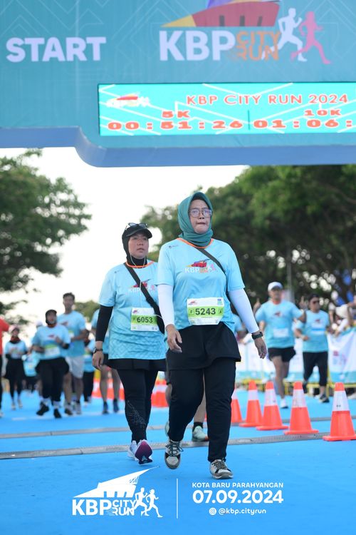 Race photo from KBP City Run 2024