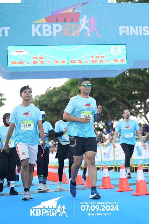 Race photo from KBP City Run 2024