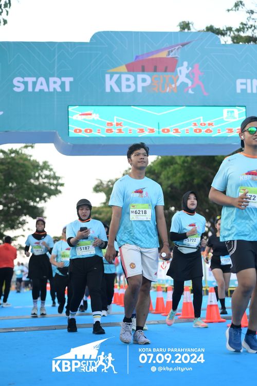 Race photo from KBP City Run 2024