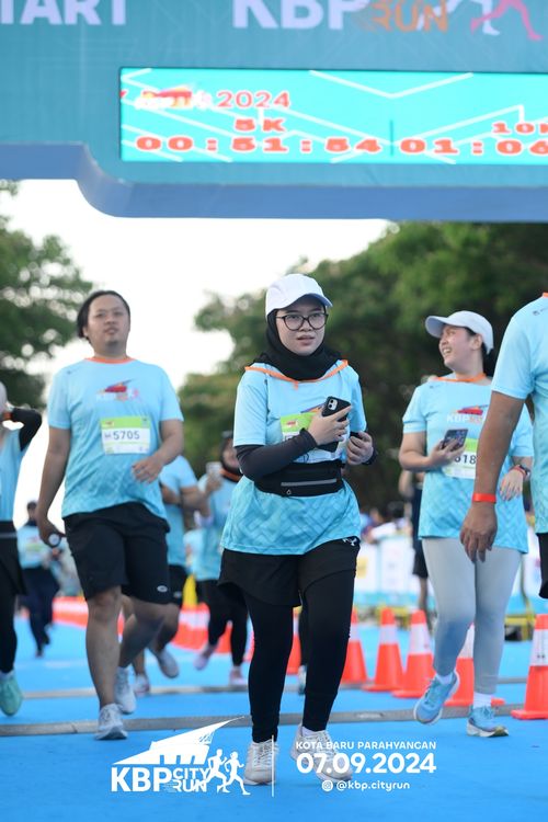 Race photo from KBP City Run 2024