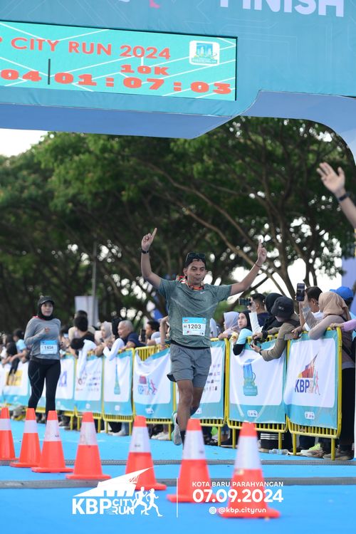 Race photo from KBP City Run 2024