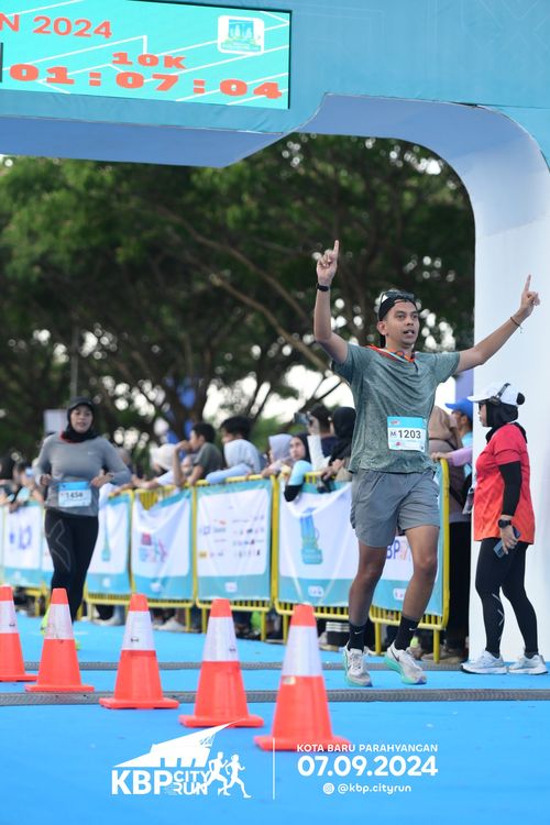 Race photo from KBP City Run 2024