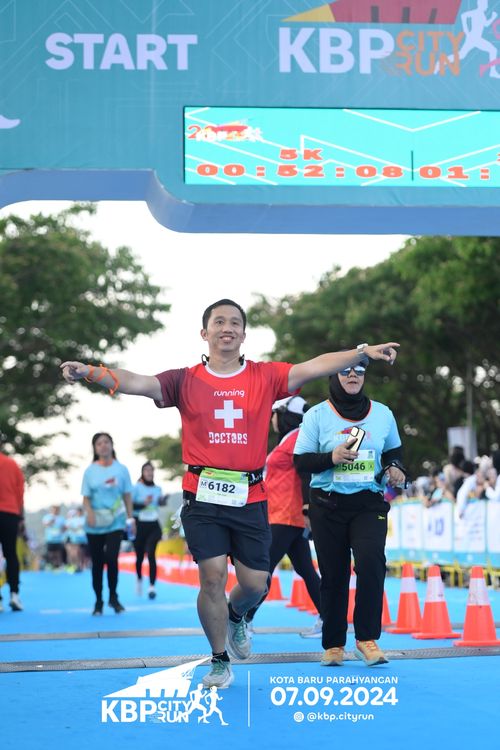 Race photo from KBP City Run 2024