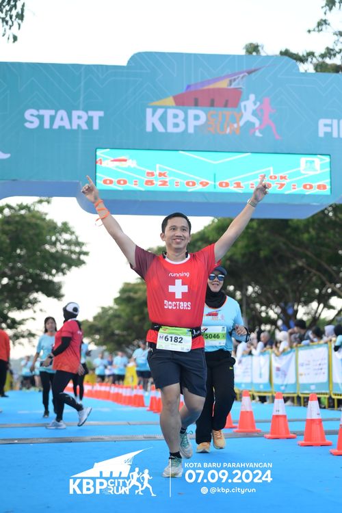 Race photo from KBP City Run 2024