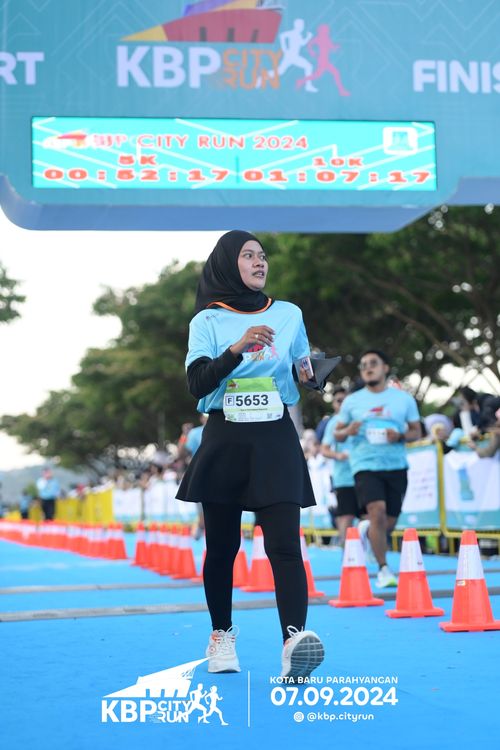 Race photo from KBP City Run 2024