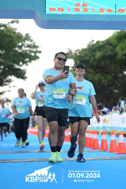 Race photo from KBP City Run 2024