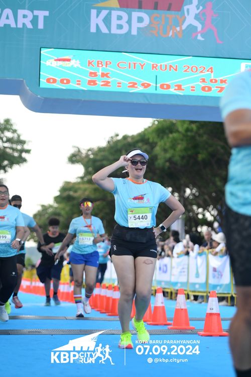 Race photo from KBP City Run 2024