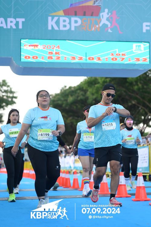 Race photo from KBP City Run 2024
