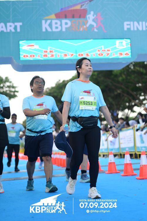 Race photo from KBP City Run 2024