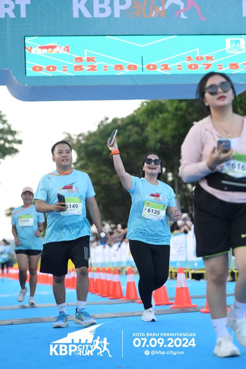 Race photo from KBP City Run 2024